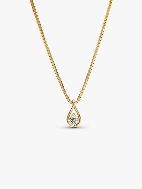 Pandora Infinite 14k Gold Lab-grown Diamond Pendant Necklace